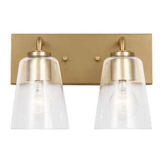 Miles Vanity in Satin Brass (1|GLV1062SB)