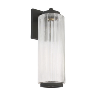 Ronde One Light Outdoor Wall Lantern in Textured Black (1|GLO1081DL-TXB)