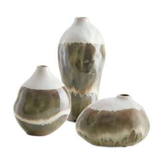 Earthflow Vases Set/3 in Smooth, Glazed (52|18283)