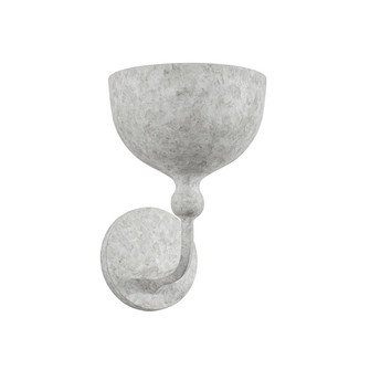 Paget One Light Wall Sconce in Weathered White (67|B1610-WTW)