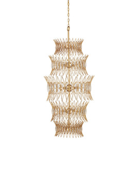 Marquise 18 Light Chandelier in Clear/Luxor Gold (142|9000-1288)