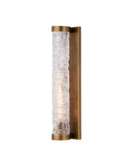 Busby Brass Bath Wall Sconce One Light Wall Sconce in Clear / Brushed Brass (142|5800-0064)