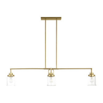 Anders Four Light Chandelier in Satin Brass (454|GLC1184SB)