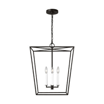 Viota Four Light Lantern in Aged Iron (454|EC1344AI)