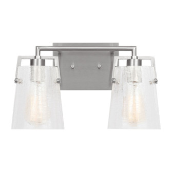 Crofton Two Light Vanity in Brushed Nickel (454|DJV1032BSCKG)