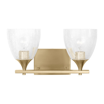 Toffino Two Light Vanity in Satin Brass (454|DJV1022SBCKG)