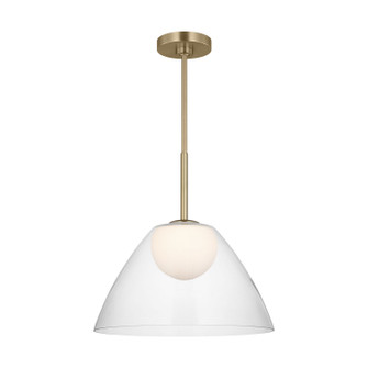Suma One Light Pendant in Satin Brass (454|DJP1251SB)
