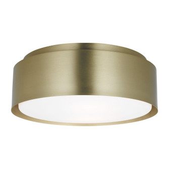Dartmore Two Light Flush Mount in Satin Brass (454|DJF1042SB)