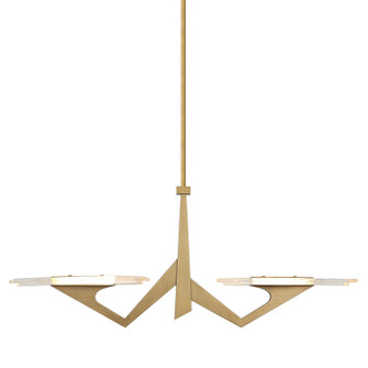 Down the Wrong Path LED Linear in Brass Kisser (137|530N02LBK)