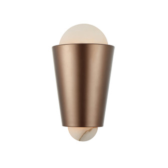 Rock On Two Light Wall Sconce in Brontourage/Matte Black (137|529W02BGMB)