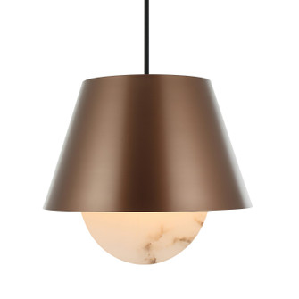 Rock On Six Light Pendant in Brontourage/Matte Black (137|529P06BGMB)