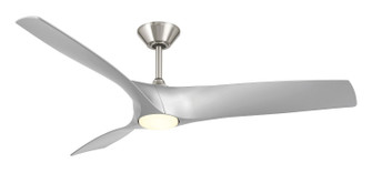 Zephyr 62''Ceiling Fan in Brushed Nickel/Silver (441|FR-W2006-62L-BN/SL)