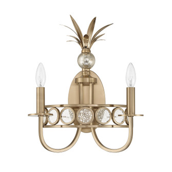 Hearst Two Light Wall Sconce in Noble Brass (51|9-1207-2-127)