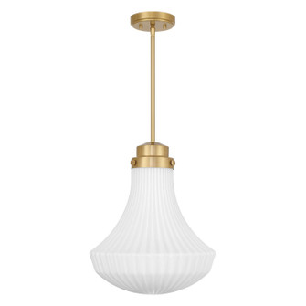 Bartlet One Light Pendant in Warm Brass (51|7-0108-1-322)