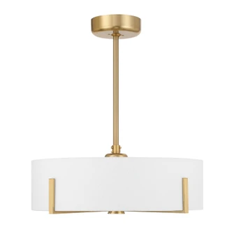 Mansell LED Fan D'Lier in Warm Brass (51|26-FD-775-322)