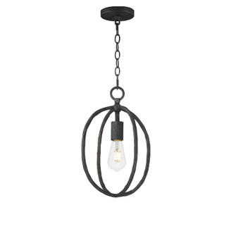 Martel One Light Mini Pendant in Blacksmith (16|21841BS)