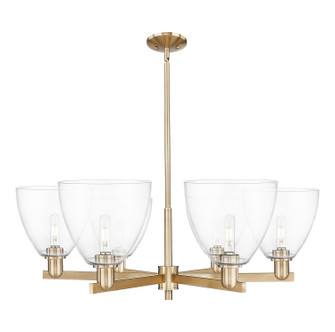 Arcadia Six Light Chandelier in Champagne Bronze (405|716-6CR-CB-GBD-92)
