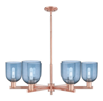Arcadia Six Light Chandelier in Antique Copper (405|716-6CR-AC-G558-6BL)