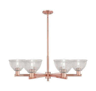 Arcadia Six Light Chandelier in Antique Copper (405|716-6CR-AC-G422)