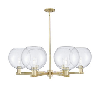 Arcadia Six Light Chandelier in Antique Brass (405|716-6CR-AB-G124-10)
