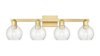 Arcadia Four Light Bath Vanity in Satin Gold (405|716-4W-SG-G124-6)