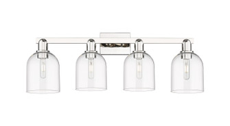 Arcadia Four Light Bath Vanity in Polished Nickel (405|716-4W-PN-G558-6CL)