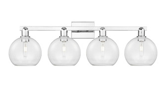 Arcadia Four Light Bath Vanity in Polished Chrome (405|716-4W-PC-G122-8)