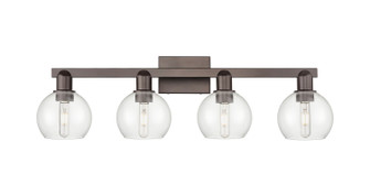 Arcadia Four Light Bath Vanity in Oil Rubbed Bronze (405|716-4W-OB-G122-6)