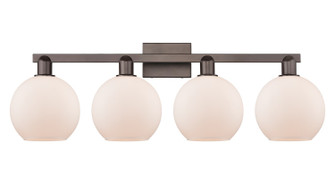 Arcadia Four Light Bath Vanity in Oil Rubbed Bronze (405|716-4W-OB-G121-8)