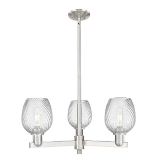 Arcadia Three Light Pendant in Satin Nickel (405|716-3CR-SN-G292)