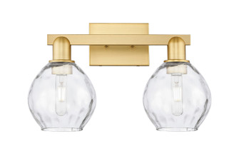 Arcadia Two Light Bath Vanity in Satin Gold (405|716-2W-SG-G362)