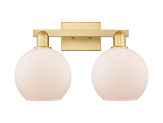 Arcadia Two Light Bath Vanity in Satin Gold (405|716-2W-SG-G121-8)