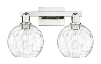 Arcadia Two Light Bath Vanity in Polished Nickel (405|716-2W-PN-G1215-8)