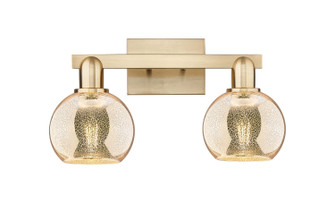 Arcadia Two Light Bath Vanity in Champagne Bronze (405|716-2W-CB-G128-6)