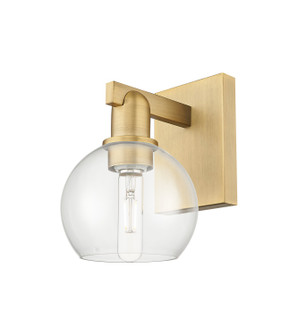 Arcadia One Light Wall Sconce in Brushed Brass (405|716-1W-BB-G122-6)