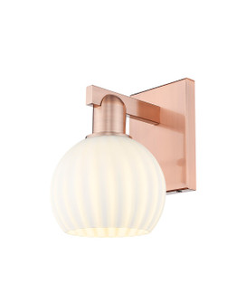 Arcadia One Light Wall Sconce in Antique Copper (405|716-1W-AC-G1217-6WV)