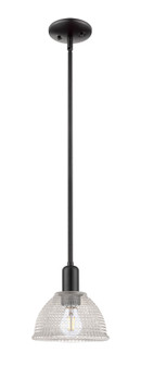 Arcadia One Light Mini Pendant in Matte Black (405|716-1S-BK-G422)