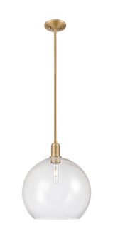 Arcadia One Light Mini Pendant in Brushed Brass (405|716-1S-BB-G124-14)