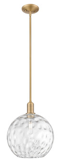 Arcadia One Light Mini Pendant in Brushed Brass (405|716-1S-BB-G1215-12)