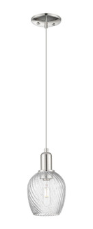 Arcadia One Light Mini Pendant in Polished Nickel (405|716-1P-PN-G292)