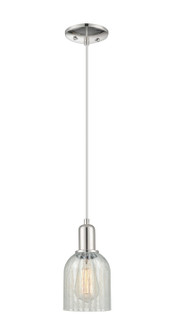 Arcadia One Light Mini Pendant in Polished Nickel (405|716-1P-PN-G2511)