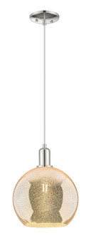 Arcadia One Light Mini Pendant in Polished Nickel (405|716-1P-PN-G128-10)