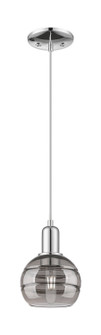 Arcadia One Light Mini Pendant in Polished Chrome (405|716-1P-PC-G556-6SM)