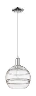 Arcadia One Light Mini Pendant in Polished Chrome (405|716-1P-PC-G556-10CL)