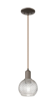 Arcadia One Light Mini Pendant in Oil Rubbed Bronze (405|716-1P-OB-G122C-6CL)