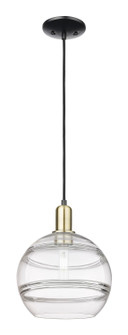 Arcadia One Light Mini Pendant in Black Antique Brass (405|716-1P-BAB-G556-10CL)