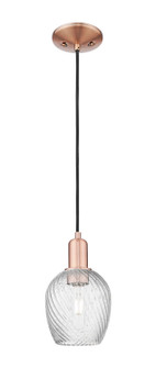 Arcadia One Light Mini Pendant in Antique Copper (405|716-1P-AC-G292)