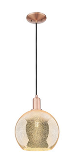 Arcadia One Light Mini Pendant in Antique Copper (405|716-1P-AC-G128-10)