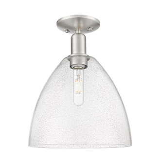 Arcadia One Light Semi-Flush Mount in Brushed Satin Nickel (405|716-1C-SN-GBD-124)