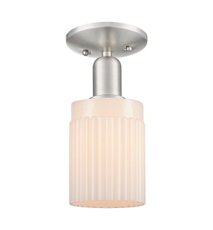 Arcadia One Light Semi-Flush Mount in Brushed Satin Nickel (405|716-1C-SN-G341)